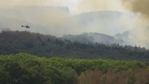 Найбільша пожежа в історії Бельгії наближається до кордону з Німеччиною