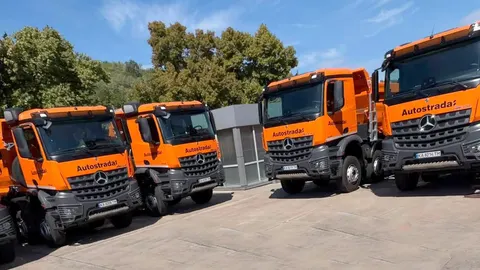100 нових Mercedes-Benz Arocs: рекордний лізинг для дорожньої компанії