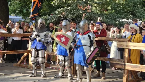 У Дніпрі на 500-річчя міста відбувся лицарський турнір за участі ветеранів і вій