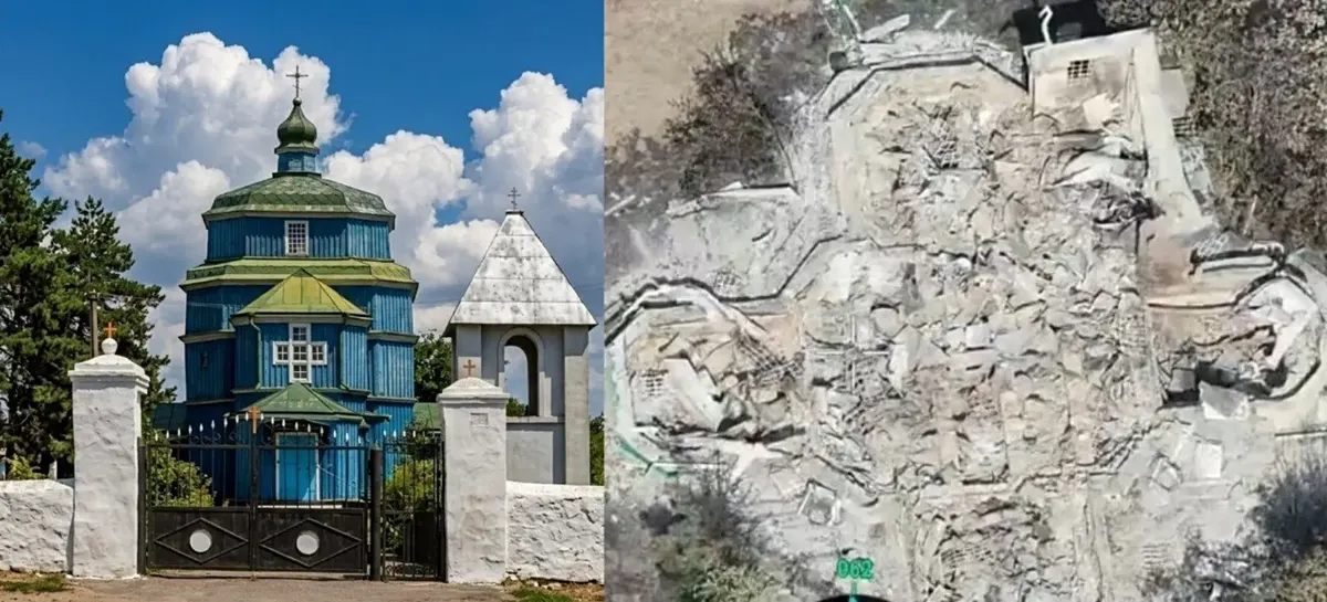 Росіяни спалили унікальну козацьку церкву XVIII століття на Херсонщині