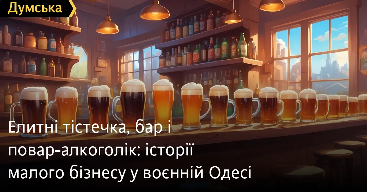 Пивна, кухар-алкоголік і мрія про власну справу: історії малого бізнесу в Одесі