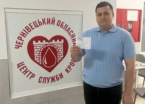 75 донацій за три роки: історія буковинця, який регулярно здає кров