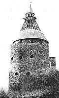 Гончарська башта в процесі реставрації.